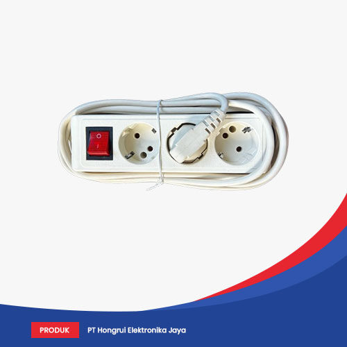 Stop Kontak Kabel Lubang 3